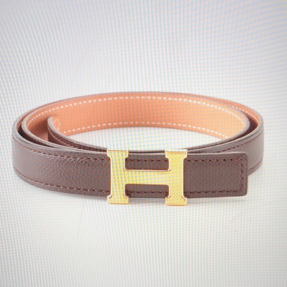 Hermes Accessories - Hermes Constance Gold Plated Mini Buckle w/Reversible Leather Strap and Box